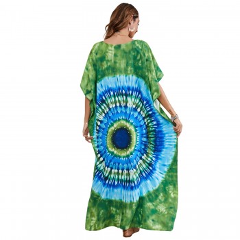 Women Kaftan Dresses Plus Size Swimsuit Coverup 2025 Summer One Size
