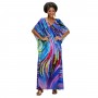 Elegant Plus Size Kaftan Coverup Summer Resort Wear One Size