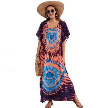 Women Kaftan Dresses Plus Size Swimsuit Coverup for 2025 Summer One Size