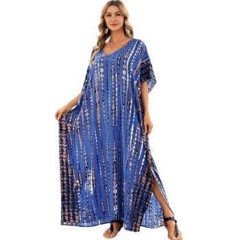 Women Kaftan Dresses Plus Size Swimsuit Coverup 2025 Summer One Size