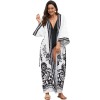 Open Front 2025 Kaftan Dress Cardigan Beach Swim Cover Up & Vacation Lounge Dress One Size