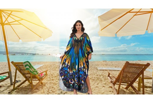 Sunny Style: Why Colorful Flowy Kaftan Dresses Are Perfect for Beach Vacations