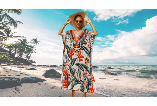 Caribbean Breeze: How Our Kaftan Dress Became a Guest Favorite at Sandals Resorts